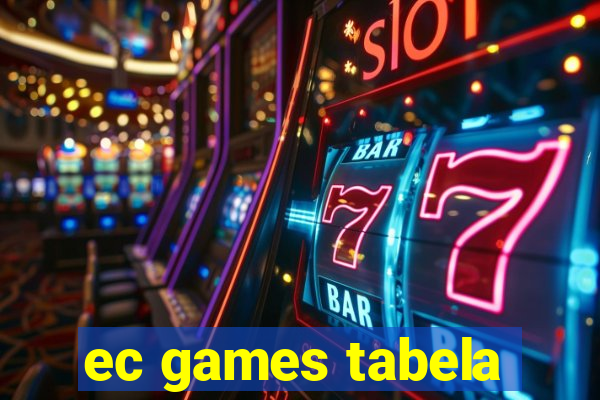 ec games tabela